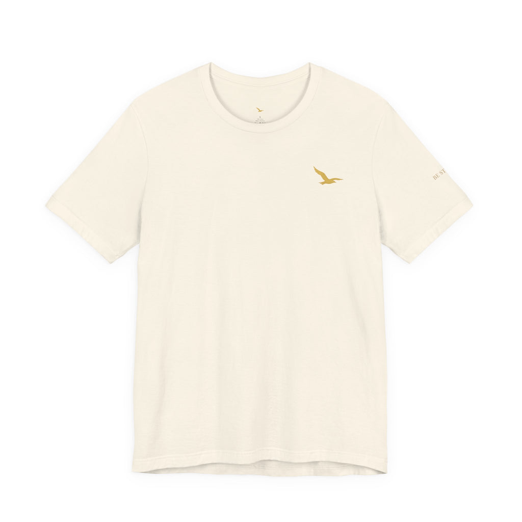Be Still. Be Rooted. Be Free. Bella+Canvas Unisex Tee — Signature Three-Placement Design  Description