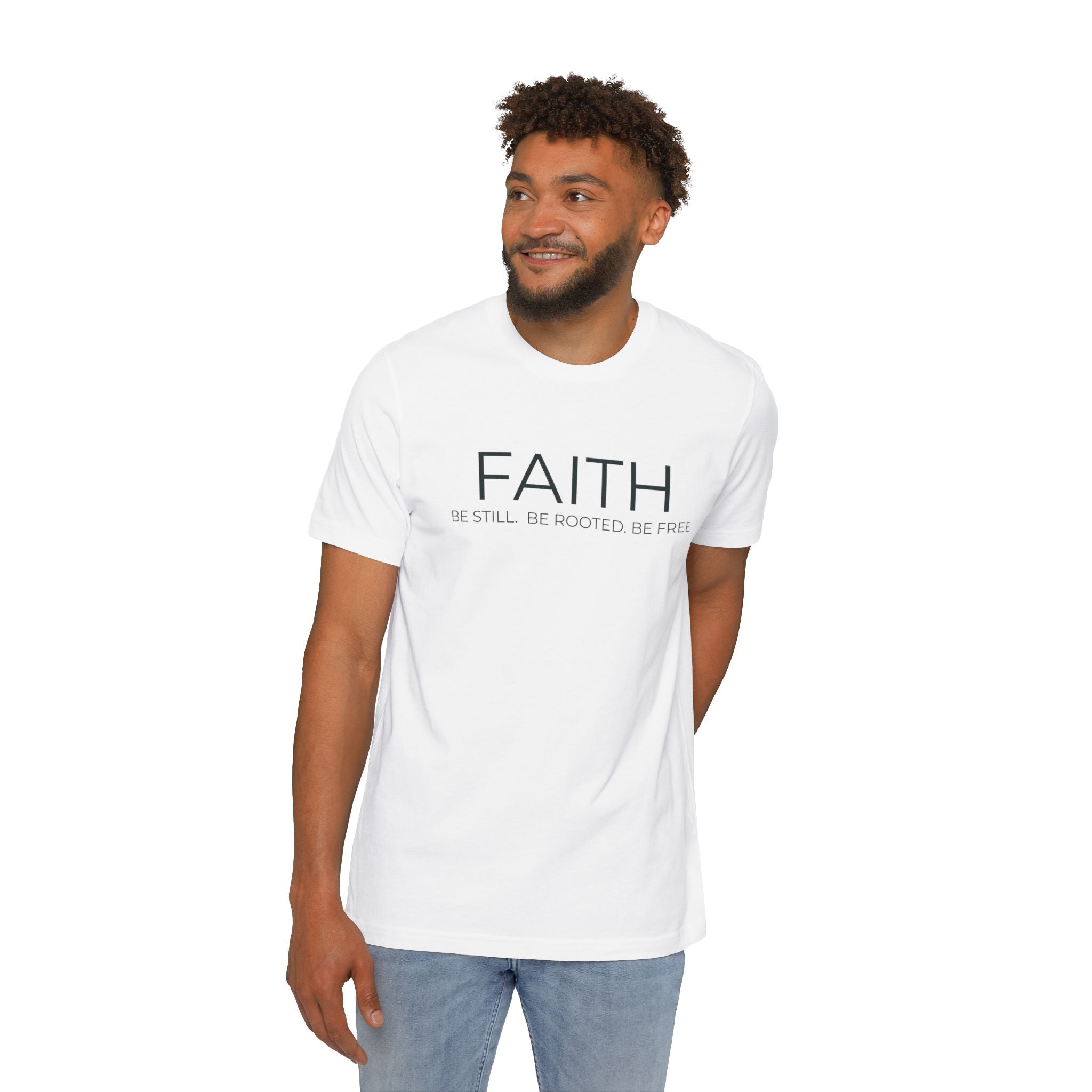 FAITH Tee — Be Still. Be Rooted. Be Free. | STL Rooted Yoga