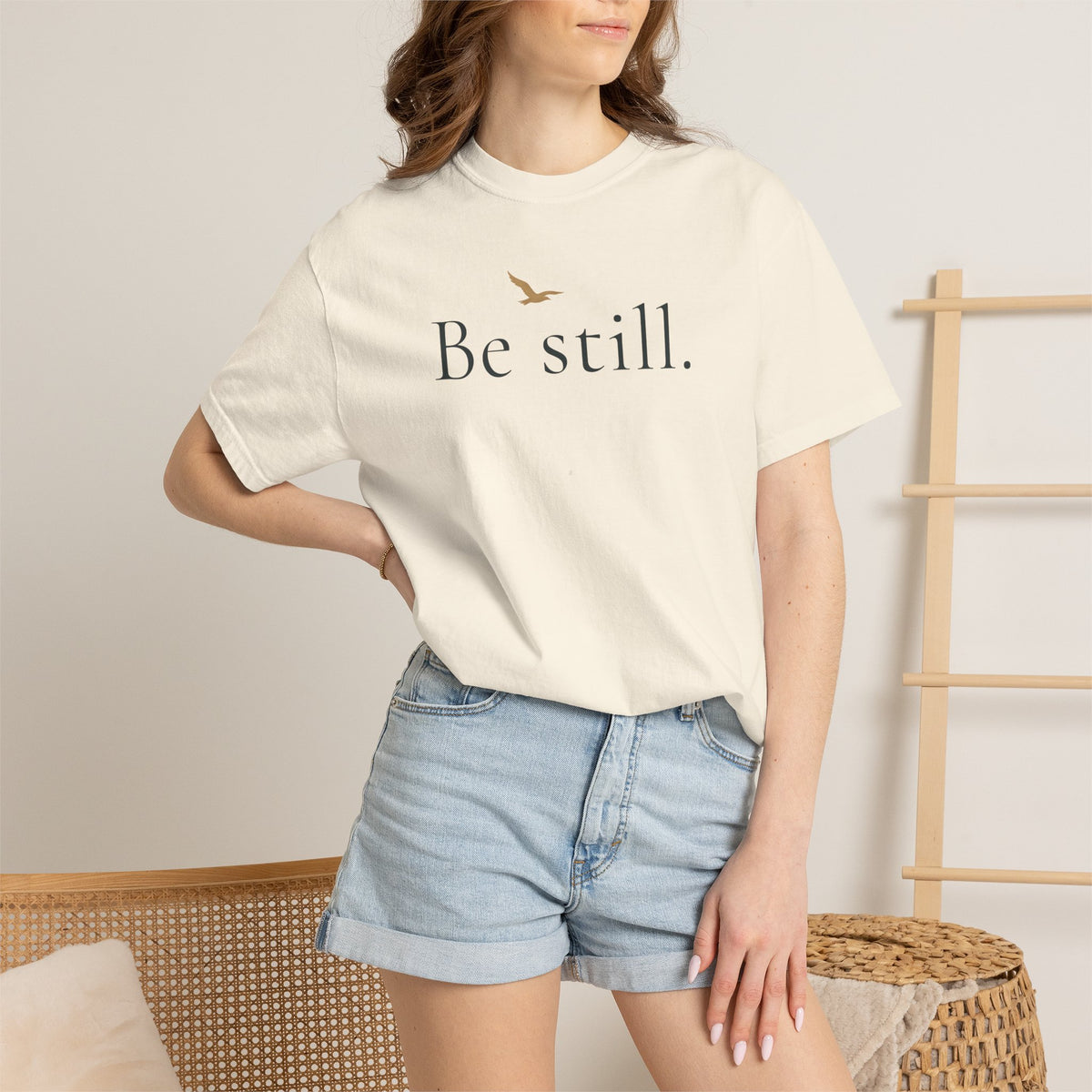 Be Still T-Shirt — Minimal Inspirational Graphic Tee