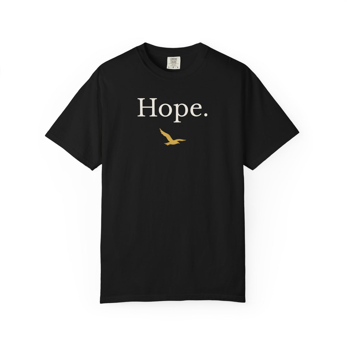 HOPE. Comfort Colors® Unisex Tee — Minimalist Inspirational Graphic