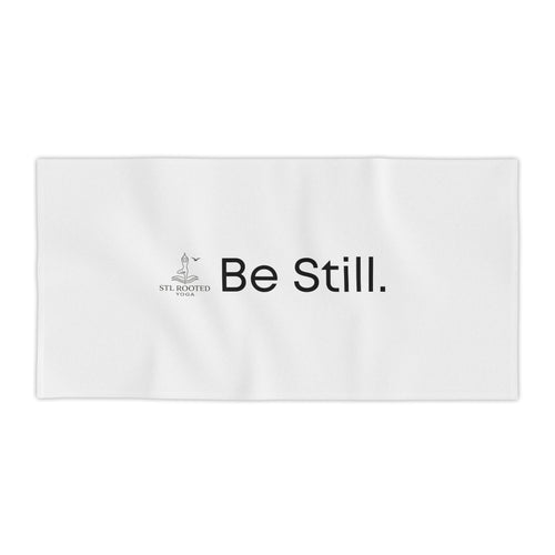 Be Still Beach Towel – Minimalist Yoga & Meditation Towel