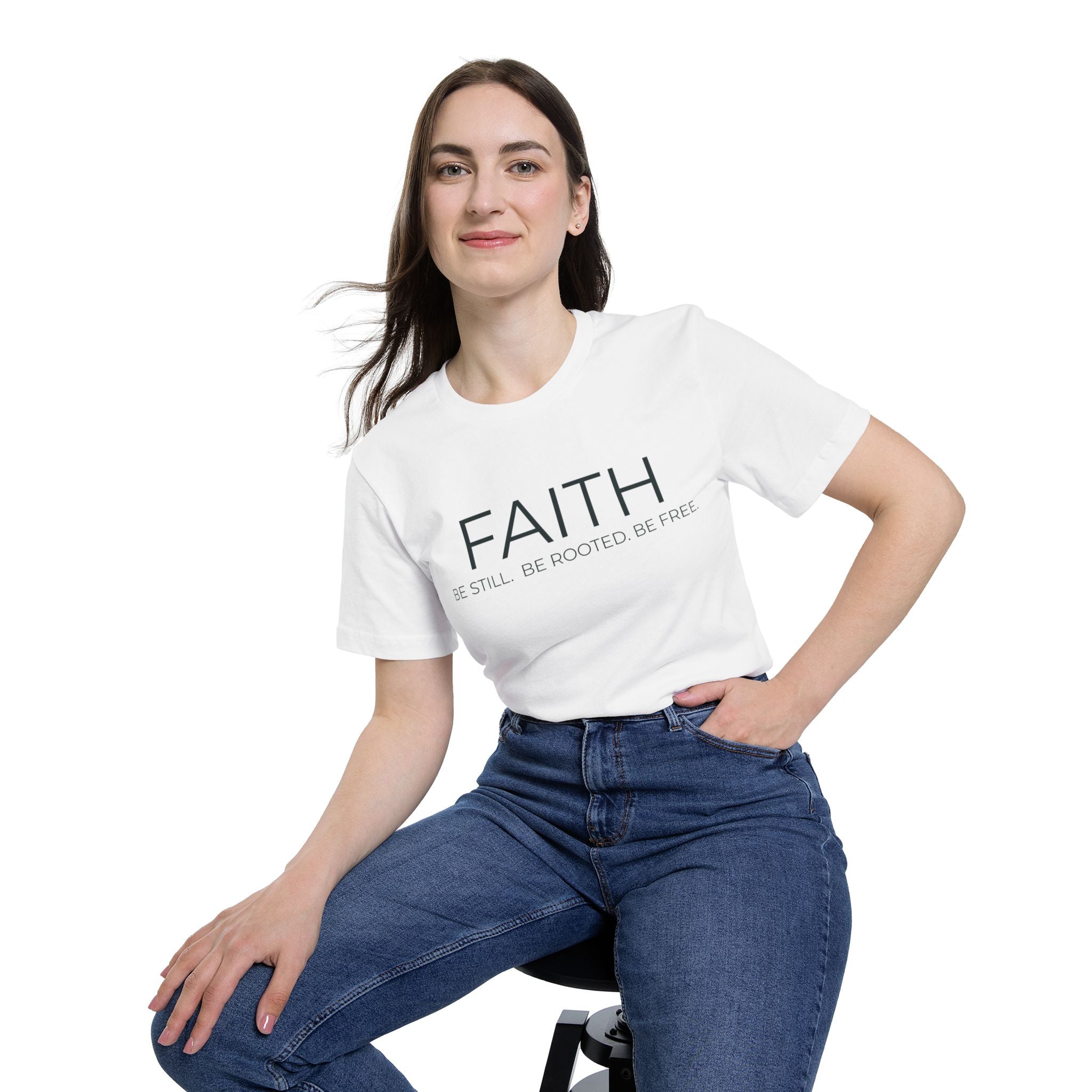 FAITH Tee — Be Still. Be Rooted. Be Free. | STL Rooted Yoga