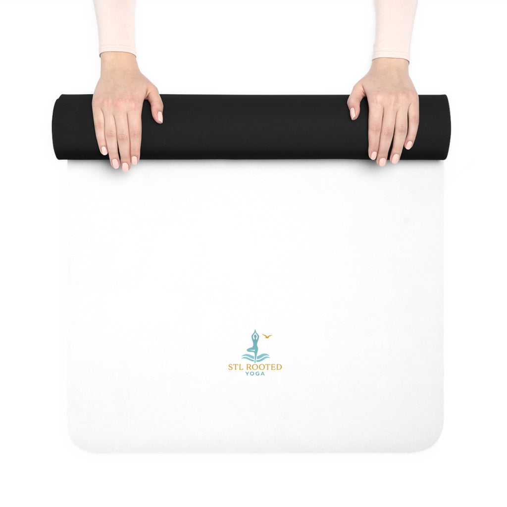 Be Still. Be Rooted. Be Free. Yoga Mat | STL Rooted