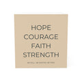 HOPE · FAITH · COURAGE · STRENGTH Note Cube | STL ROOTED