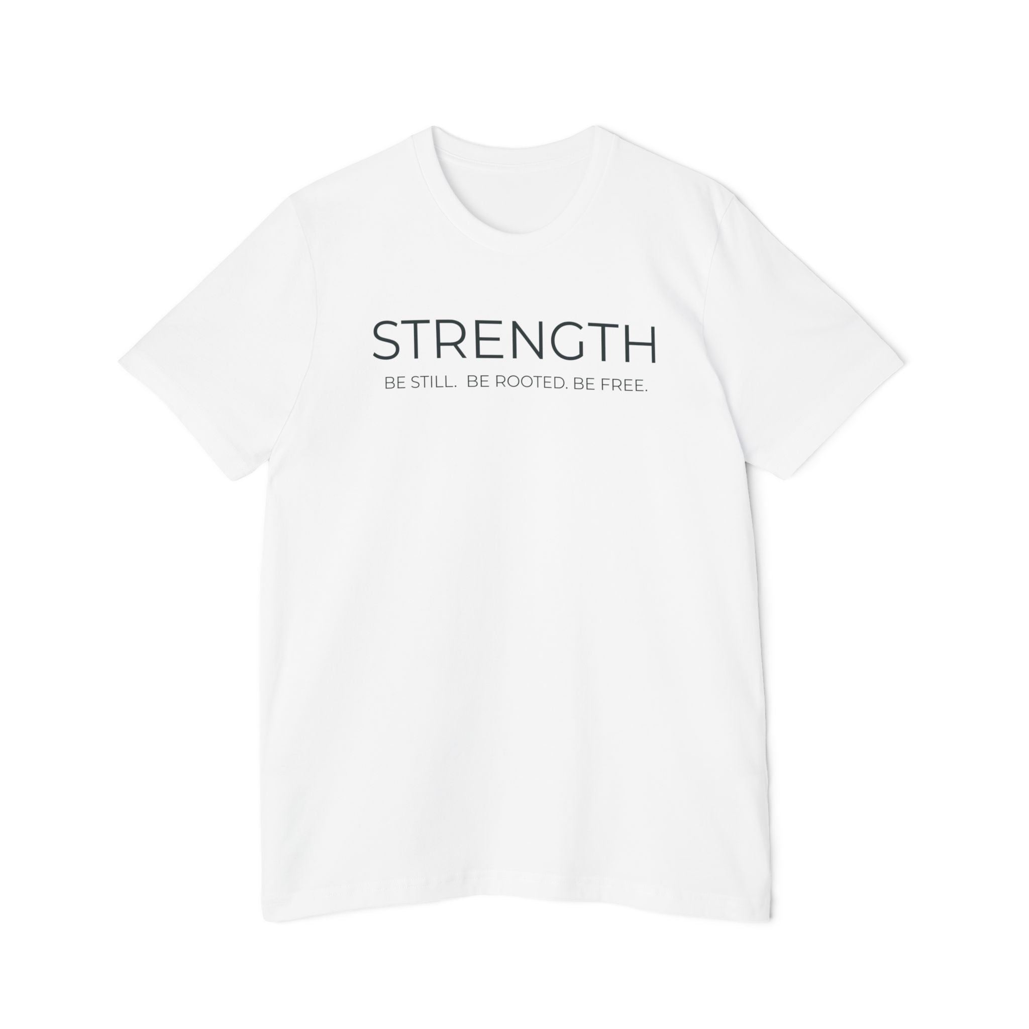 STRENGTH Tee — Be Still. Be Rooted. Be Free. | STL Rooted Yoga
