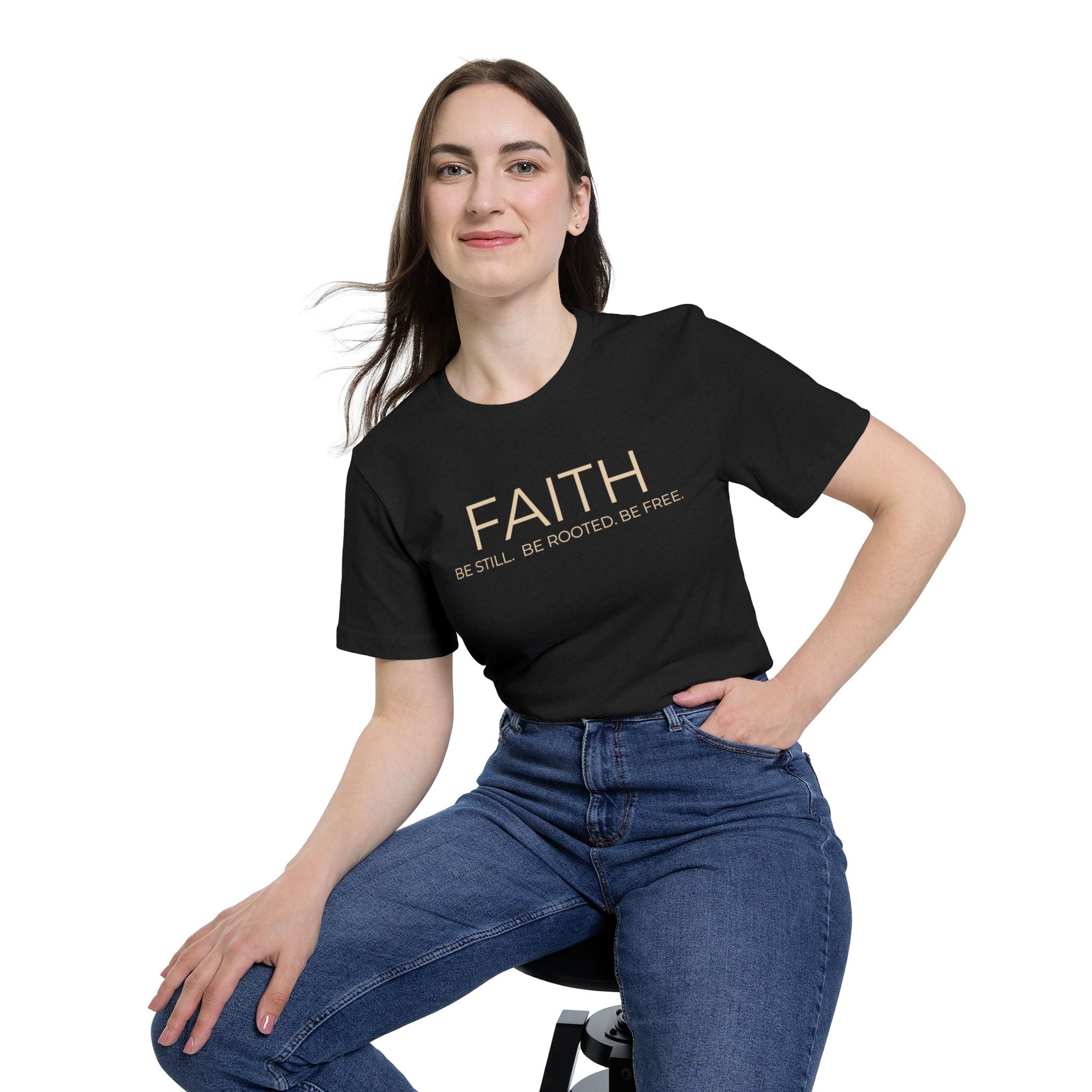 FAITH Tee — Be Still. Be Rooted. Be Free. | STL Rooted Yoga