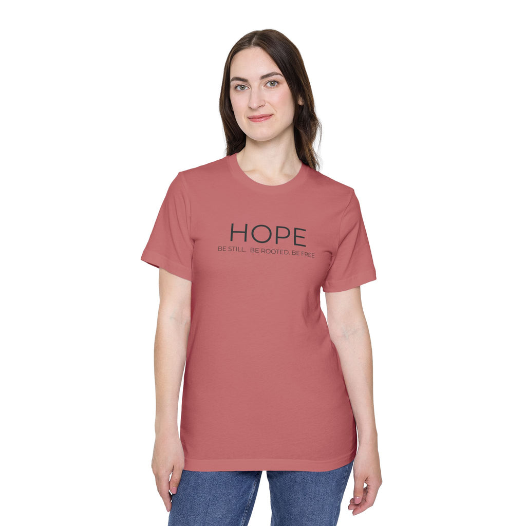 HOPE Tee — Be Still. Be Rooted. Be Free. | STL Rooted Yoga