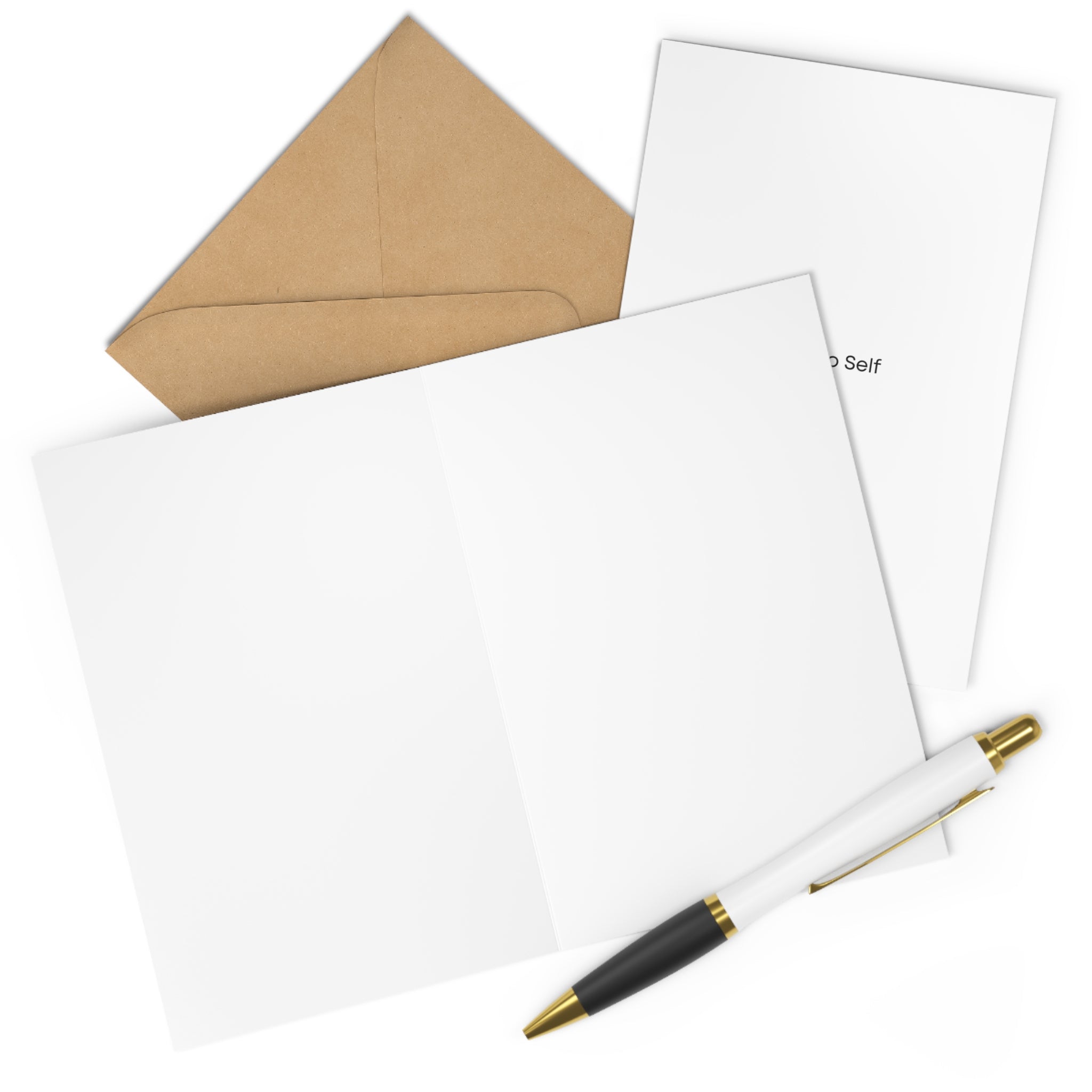 Letters to Self — 7-Piece Reflection Writing Set (Envelopes Included)