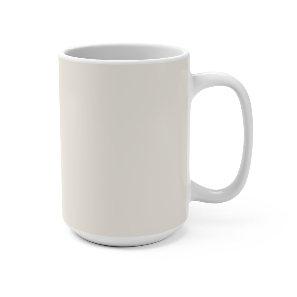 Be Still 15oz Ceramic Mug — Inspirational Coffee Cup with Minimal Bird Design