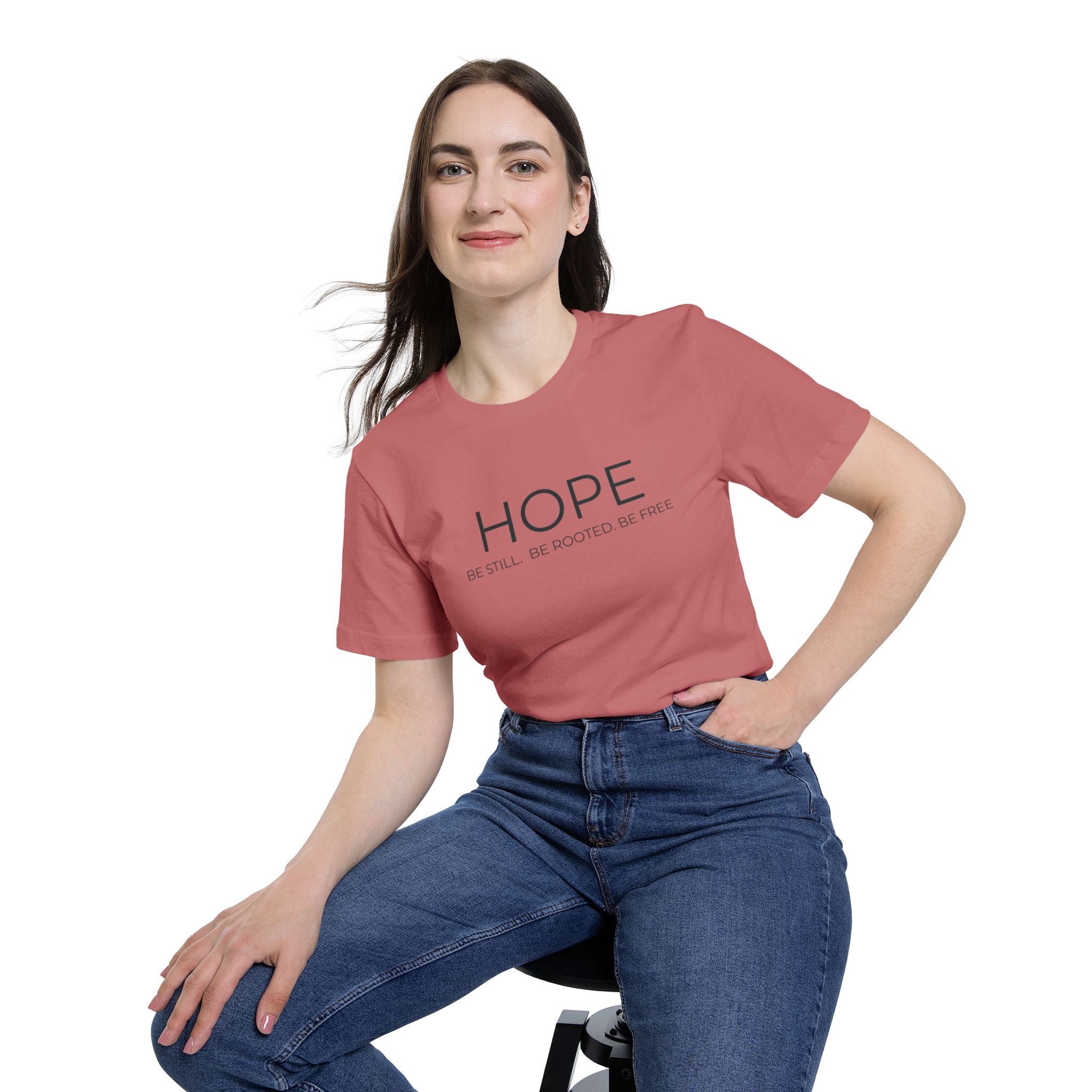 HOPE Tee — Be Still. Be Rooted. Be Free. | STL Rooted Yoga