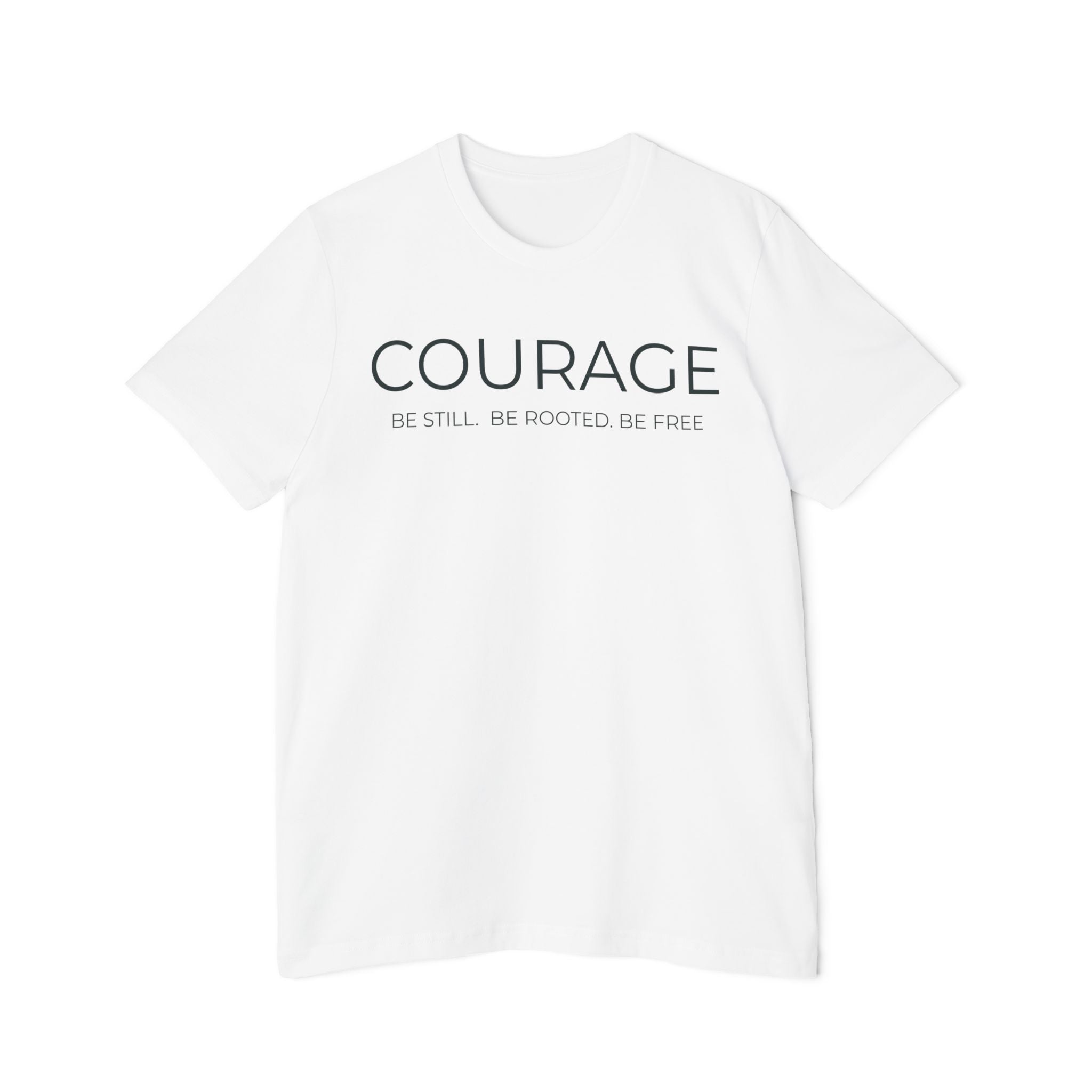 COURAGE Tee — Be Still. Be Rooted. Be Free. | STL Rooted Yoga
