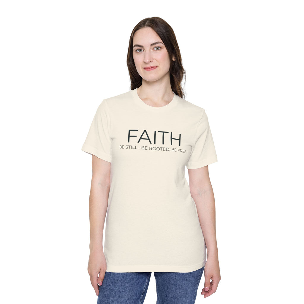 FAITH Tee — Be Still. Be Rooted. Be Free. | STL Rooted Yoga