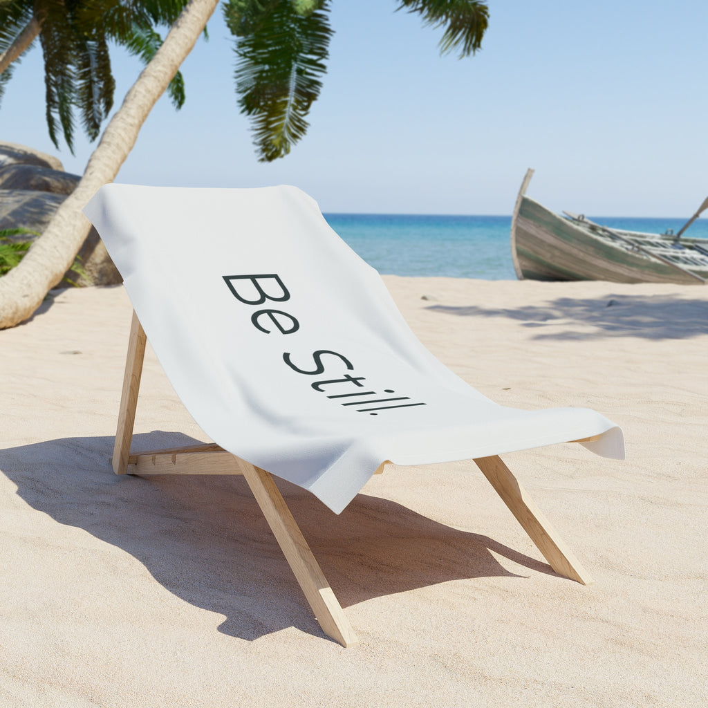 Be Still. Beach Towel | STL Rooted Yoga