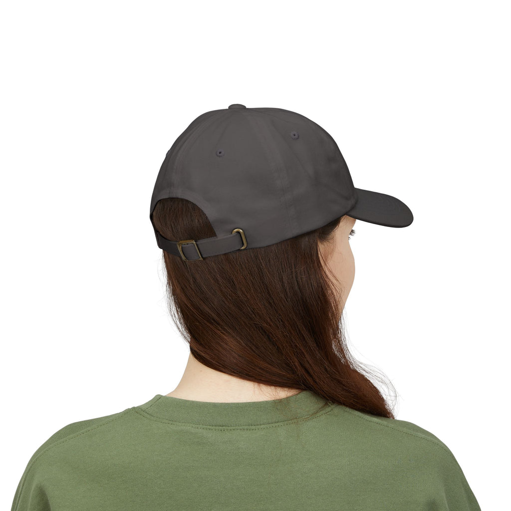 Find Your Still Dad Cap — Minimalist Embroidered White Baseball Hat